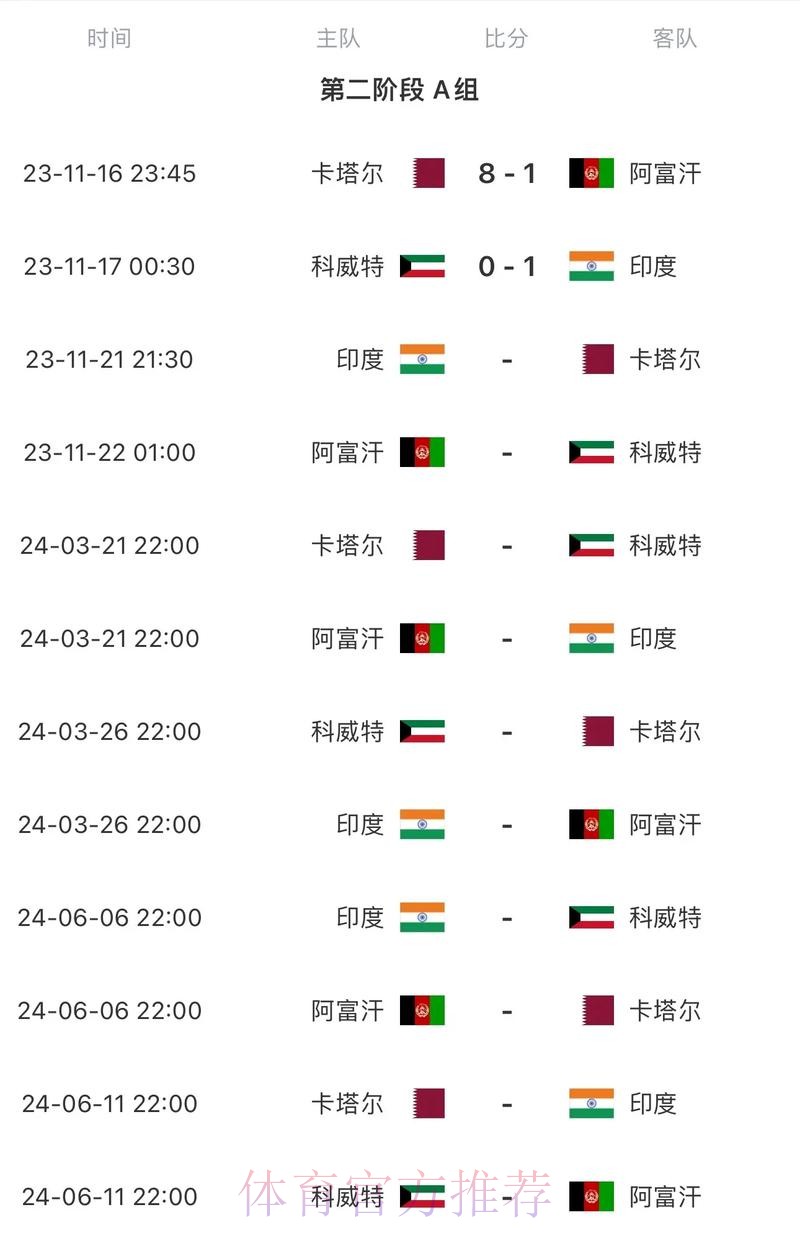 2026世界杯赛程今日赛事详情查询入口